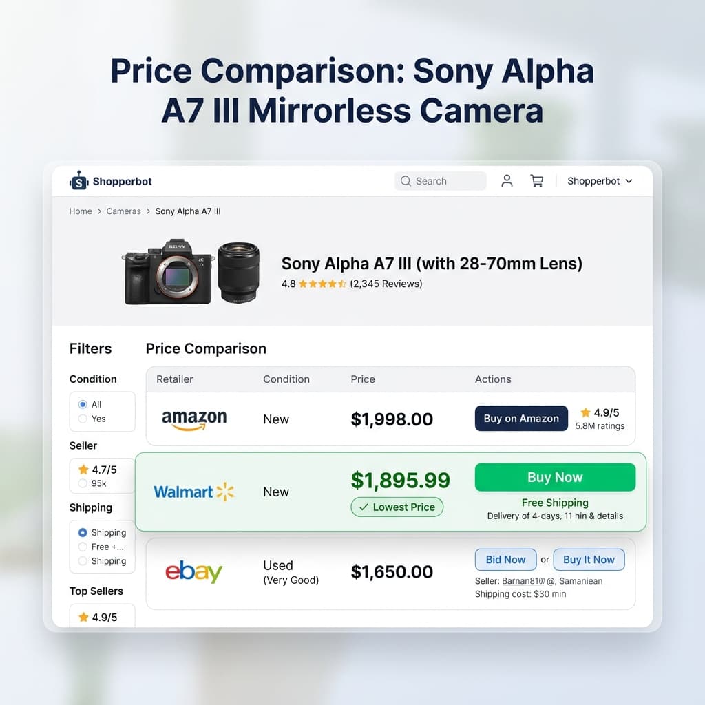Price Comparison Table